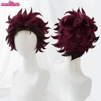 DemonSlayer Perukai Uzui Tengen Kochou Kanae Kamado Nezuko Kanroji Mitsuri Rui Hashibira Inosuke Sabito Cosplay Perukas + Peruko kepuraitė