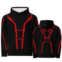 TRON Ares Cosplay Helovino Hoodies Ilgomis Rankovėmis Madingi Fleece Megztiniai NIN Nine Inch Nails Grupės Spausdinimas Puloveriai Unisex S