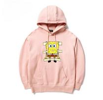 2025 SpongeBob SquarePants Didžioji Žvaigždė Pi Krabas Bosas Aštuonkojis Brolis Spausdintas Gobtuvas Poros Animacinis Vasarinis Medvilninis Laisvas Viršus S