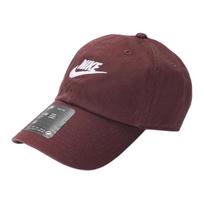 Nike Medvilninės beisbolo kepurės Unisex Ryškiai vyno raudonumo/Baltos Spalvos Laisvalaikio FB5368-652 M/L