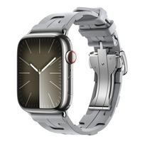 Su logotipu Kilim Vienos kelionės silikoninė apyrankė Apple Watch dirželis 46mm 42mm Dirželis Iwatch 11 10 9 8 Ultra3 49mm 45mm 38mm Laikrodžio dirželis Series 10 11 42mm&With Logo