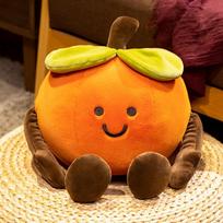 Kawaii Animacinis Daržovių, Žemės Riešutų, Persimonų Pliušinis Lėlė Su Kojomis Daržovių Vaisių Pliušinis Žaislas Namų Dekoras Dovana Berniukams Ir Mergaitėms about 15cm