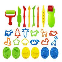 Vaikams „pasidaryk pats“ plastilino formelių modeliavimo molio priedai Žaidimų tešlos įrankių rinkinys plastikinis rinkinys peilių formelės vaikams mokomieji žaislai dovanos