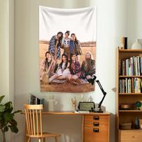 Kpop Merginų Grupės Gobelenas B-BABYMONSTERS Amerikos Vėliava Namų Dekoras Sienos Kabinys Miegamojo Bendrabučio Fonas Gerbėjų Dovana Koncerto Vėliava 29x37in