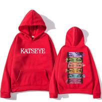 Korėjiečių merginų grupės KATSEYE Grafinis Hoodie Vyrams Moterims 2025 Manga Stiliaus vintage Mados streetwear Ilgomis Rankovėmis Fleece Megztiniai S