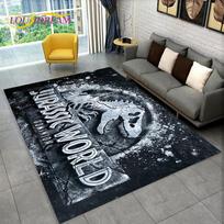3D Animacinis Juros periodo Parko Dinosaurų Plotas Kilimas Didelis, Kilimas Kilimas Svetainei Miegamajam Sofai Įėjimo Durų Kilimėlis Dekoras, Vaikams Neslystantis Grindų Kilimėlis 40x60cm(15x23in)