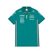 Puma X Aston Martin Aramco F1 Polo marškinėliai Vyriški viršutiniai drabužiai 713695-01 S blue