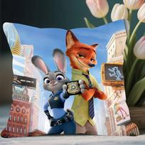 FILMAS Z-Zootopia 2 Pagalvės užvalkalas Miegamojo Kambariui Ir Svetainės Sofai Dekoratyvinis Pagalvės Užvalkalas 12x12Inch