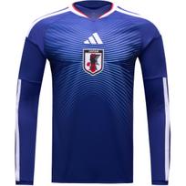 Adidas Japonija FW25 26/27 Namų marškinėliai Nacionalinės komandos Pasaulio taurės Namų gerbėjų versija Greitai džiūstantis Slim Fit Trys juostelės Ilgomis rankovėmis Futbolo marškinėlis JZ9680 XL