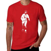 Terry Fox - Bėk toliau - Baltas trafaretas Būtinas marškinėlis anime drabužiai prakaitas vyriškas marškinėlis S