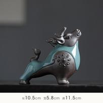 Keraminė Volstrito Jaučio Statulėlė Jaučio Kovos Bizono Skulptūra Namų Dekoras Gyvūno Figūrėlė Biuro Stalas Feng Shui Ornamentai Dovana