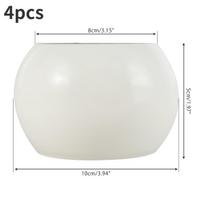 4 vnt. Medinės baldų kojelės Apvalios formos Kūginės kojelės Pakeitimas 5 cm aukščio Sofos kojelės 10 x 5 cm Baldų kojelės Sofai, Couche