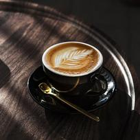 Barista rekomenduoja keraminį 3-os kartos sustiprintą kavos puodelį su lėkštute caboo latte profesionalus latte art puodelis 350 350
