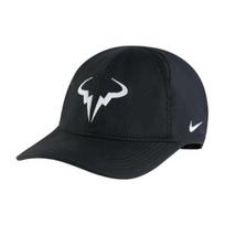 Nike Horn simetriškas logotipas poliesterio snapelinis kepuraitė Unisex kepurės Juoda FB5600-010 S/M