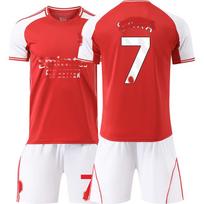 Paaugliams Vaikams Suaugusiems Futbolo Apranga Sporto Treniruočių Džersio Rinkinys su Kojinėmis 25/26 Arsenal Namų #7 Bukayo Saka 16