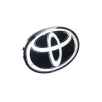 3D Automobilio Logotipo Emblema Toyota Corolla Camry RAV4 LANDCRUSER Highlander Yaris Vios Alphard Prado Reiz Wish, Priekinės Grotelės ir Variklio Dangtis 10cmX7cm juoda