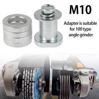 M10/M14 Kampinio šlifuoklio adapterio konversijos galvutė Slotting Machine 100/125-230 fiksavimo veržlės keitikliui Galios įrankių priedai sidabras