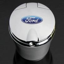 Naujas 2026 m. automobilio lipdukas 2025 m. karštas automobilio peleninė su LED apšvietimu Automobilio be dūmų puodelio laikiklis Fordams 2 3 4 5 MK 2 6 7 Ranger Fiesta Kuga juoda