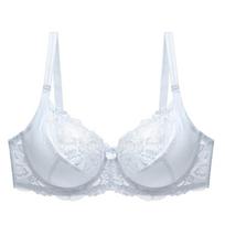 „Artdewred Lace Perspective“ liemenėlis, seksualus apatinis trikotažas, apatinis raištelis, gėlėtas bralette, didelio dydžio liemenėlės 80C balta
