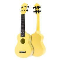 21 colio soprano akustinė ukulele Uke 4 stygų Havajų gitara Gitara instrumentas vaikams Dovana geltona