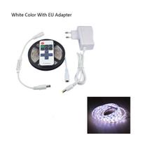 Vidaus apšvietimas Pritemdomas LED lempa Led spintos apšvietimas RF nuotolinio valdymo pultelis virtuvės spintelė šviestuvas miegamojo dekoras 12V lanksti LED juosta EU kištukas 1M EU Plug balta