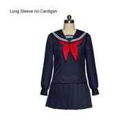 My Hero Academia Cosplay kostiumas Boku Himiko Toga Women Sailor JK Uniform Plisuoto sijono megztinių komplektas S