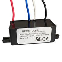 Elektroninis išcentrinis jungiklis Išmanusis vienfazis elektrinio variklio paleidimo variklio dalys RECS-205P RECS-220P RECS-240P RECS-205P 30A juoda