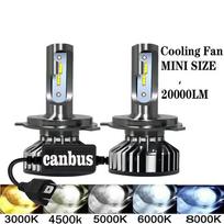 20000LM 4500K 6000K 8000K 3000K HB3 HB4 9005 9006 H3 H1 H8 H7 H4 H11 H9 9012 Lemputė Canbus Led automobilio priekinis žibintas 110W H1/3000K(2PCS)