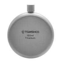 150 ml/180 ml titano kolba alkoholio viskio vyno kolba su užpildymo piltuvu, skirta stovyklavimui lauke 150ml flask