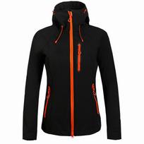 Moteriška Softshell buriavimo striukė Neperpučiama vėjo ir vandeniui atspari pėsčiųjų striukė lauke kalnų ir žygių žiemos žygių striukė XS juoda