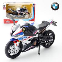 1/12 skalės S1000RR lydinio automobilio modelis Lietas motociklo modelis Žaislai, metaliniai ir žaislinės transporto priemonės berniukams Gimtadienio dovanos 1/12-17.2x9x6.5cm mėlyna
