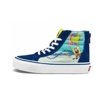 Vans SpongeBob SquarePants x Sk8-Hi Zip Vaikams Geriausi Draugai Visam Gyvenimui Vaikų Sportbačiai Daugiaspalviai VN0A4BUXYZ0 34