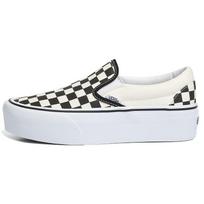 Vans Classic Slip-On Stackform Šachmatinė - Juodi Balti Unisex Kedai Classic-White VN0A7Q5RTYQ 45 white