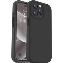Skysto silikono telefono dėklas Apple iPhone 15 Pro 14 13 11 12, su kameros objektyvo apsauga, minkštas, atsparus smūgiams iphone 15