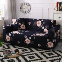 Gėlėmis margintas sofos užvalkalas elastingas spandex sofos užvalkalas, neslystantis nuimamas sofos užvalkalas, skirtas svetainės baldams 1Pc 1-seat 90-140cm
