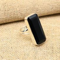 Glorious Black Spinel Gemstone Handmade 925 Solid Sterling Sliver Jewelry Ring For Her 4 juoda