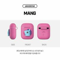 BTS BT21 oficialus „AirPods“ dėklas, silikoninis dangtelis Naujas „Apple“, skirtas „AirPods 1“, skirtas „AirPods 2“ MANG