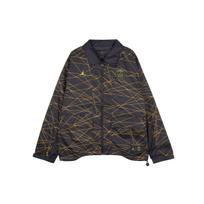 Jordan x Paris Saint-Germain himninė striukė (Azijos dydis) Juoda/Turiningai geltona Vyriški gatvės drabužiai DV0607-010 S