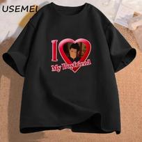 Geto Suguru Aš Myliu Savo Vaikiną T-marškinėliai Moterims Unisex Grafinis Marškinėlis Gojo Satoru Anime Unisexga Marškinėlis Medvilniniai 90-ųjų Drabužiai Streetwear 4XL