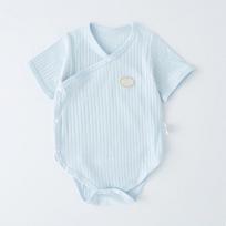 Kiddiezoom Infant Boy Girl  Boneless Onesie Baby Double Belly Protector Strap Soft Comfort Newborn Clothing 66CM