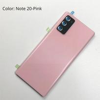 Galinis stiklas Samsung Galaxy Note 20 Ultra Note 20 Galinis baterijos dangtelis Galinės durelės Korpusas su kameros objektyvu Note 20-Pink