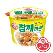 Ottogi Sezamo Ramen Didelis Puodelis 110g (2 Parinktys) 2PCS yellow