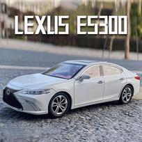 1/24 Lydinio Automobilio Modelis Žaislai Lexus ES300 Diecast Metalinis Žaislinis Automobilio Modelis Atitraukiamas Didelės Simuliacijos Kolekcinis Automobilis Žaislas Vaikams Dovana balta