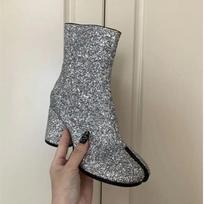 Tabi batai su skeltu pirštu, masyviu aukštu kulnu, moteriški odiniai batai, Zapatos Mujer, mada, rudens moteriški batai, Botas Mujer 35