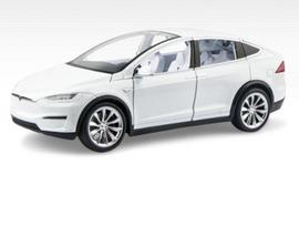 1/24 Tesla Model X SUV Lydinio Automobilio Modelis Diecast Metaliniai Transporto Priemonių Automobilio Modelis Simuliacija Garsas ir Šviesa Kolekcija Vaikų Žaislas Dovana balta