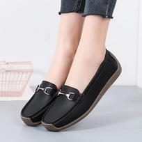 35-44 Pavasaris/Rudens Moteriški odiniai plokščiapadžiai batai Slaugytojos Batai Batai Retro tamsiai mėlyni Loafers moterims 44 geltona