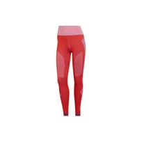 Adidas X Stella McCartney Spalvų Blokų Dryžuotos Jogos Kelnės Moterims Kelnės Oranžinė Raudona HG8787 S