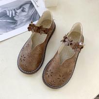 Madingi Retro Mary Jane Basutės Platforminiai Batai tuščiaviduriai Lolita Batai Moteriški Mokasinai Nauji vasariniai Laisvalaikio Literatūriniai Batai Moccasins Lady Basutės 35 chaki