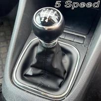 5/6 pavarų mechaninės pavarų dėžės svirties rankenėlė su odiniu bagažinės apykaklės dėklu Volkswagen VW Golf 5 V MK5 MK6 Jetta R32 2004-2014 automobiliui - Stiliaus detalė
