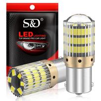 2 vnt 1156 BA15S P21W LED BAU15S PY21W 1157 BAY15D P21/5W LED lemputės T20 7443 W21/5W 7440 W21W WY21W 12V baltai raudonai gintaro automobilio šviesos posūkio signalo lemputė 1156 BAU15S PY21W raudona
